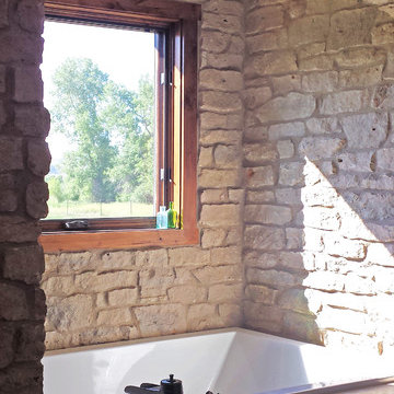 Using stone on interior walls
