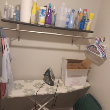 Laundry Room Storage - before
