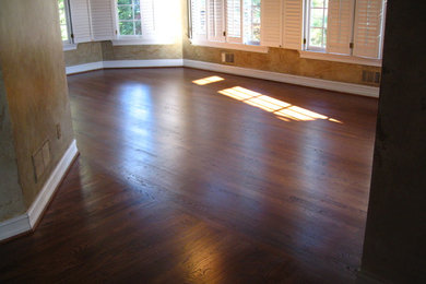 Inspiration for a timeless family room remodel in Atlanta