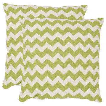 Striped Tealea Pillow, Pil102H-1818-Set2