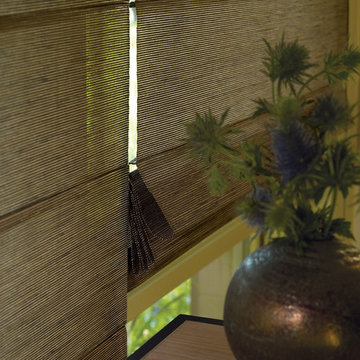 Hunter Douglas Alustra® Woven Textures® Roller Shades and Roman Shades