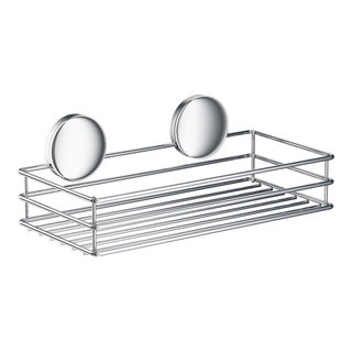 Filo 50033 by WS Bath Collections, Three-Tier Shower Basket in Polished  Chrome