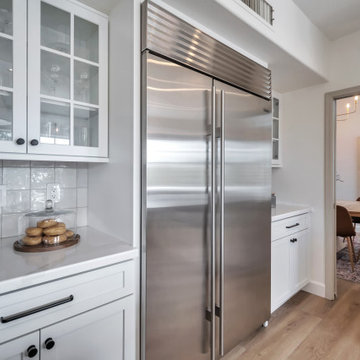Transitional Kitchen Remodel with Two Tone White Oak