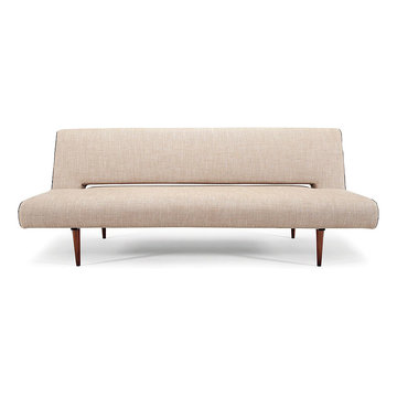 Innovation USA | Unfurl Heavy Natch Natural Sofa Bed | Dark Wood Legs -$1190.36