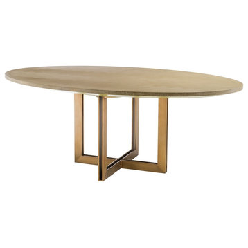 Oval Oak Dining Table | Eichholtz Melchior