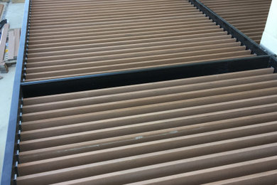 Inspiration for a contemporary balcony remodel in Dallas