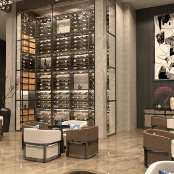 A Personalized Display for a Unique Wine Collection