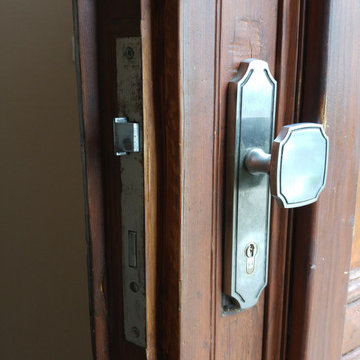 Absicherung Altbau Haustür Geschrägt