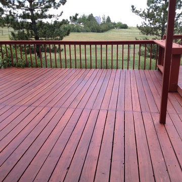 A Deck restoration completed in the Pinery, parker area