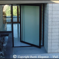 Glass Pivot Doors - Front Doors