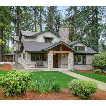 Lake Oswego | Mid-Century Modern Craftsman Home Remodel