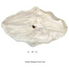 Jezebel Radiance Stingray Chandelier, White Cloud, 18" Drop Height