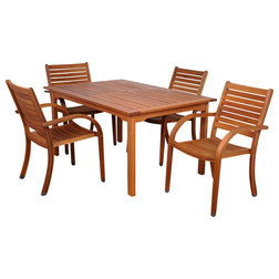 Transitional Outdoor Dining Sets by Contemporary Furniture Warehouse
