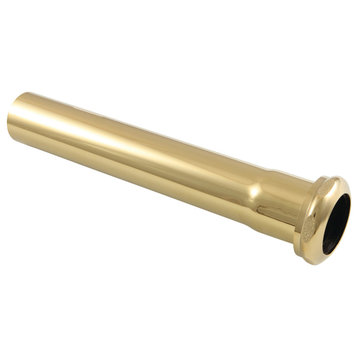 EVP1002 1-1/4" x 8" Brass Slip Joint Tailpiece Extension Tube
