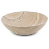 CP Sand Stone Round Vessel Sink Above Counter Sink Lavatory for Vanity