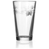 Icy Pine Beer Pint Glass 16 Ounce, Set of 4 Glasses