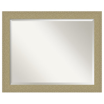 Mosaic Gold Beveled Wall Mirror - 32.25 x 26.25 in.
