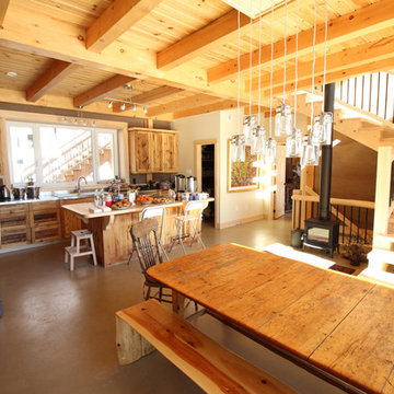 Rammed Earth Home - Kitchen Space