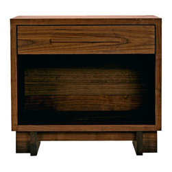Modern American 1-Drawer Wide Nightstand - Nightstands And Bedside Tables