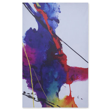 Shifting Nebula Modern Hand Painted Canvas Abstract Art - 80" x 50"