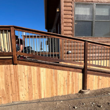 Three Rail with Mesh Wire & Picket Fence | Installation
