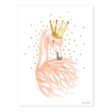 Lilipinso "Flamingo and Stars" Art Print, 30x40 cm