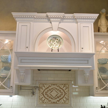 Unique & Detailed White Kitchen