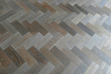 Dark Oak parquet flooring - Fulham