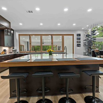 Incredibly Unique & Contemporary Ashburn Kitchen & Addition