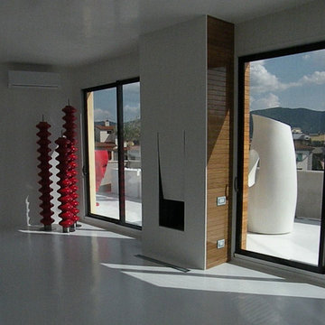 03 - Pavimento Terrazza e area giorno in resina MI