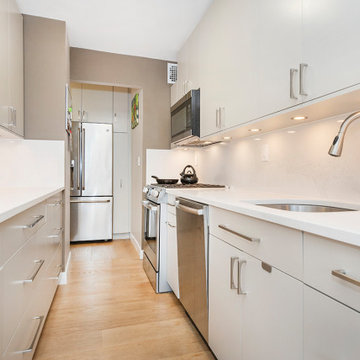 Contemporary Galley Kitchen in Upper West Side