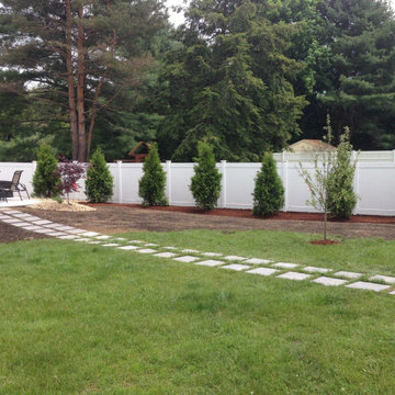 Rectilinear Stepping Stone Design & Planting Project, Northborough MA