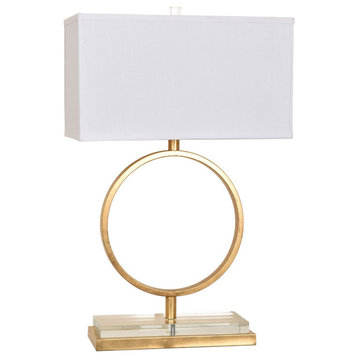 Aldrich 1 Light Table Lamp in Gold Leaf