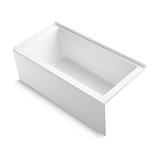 Underscore Alcove Bath With Integral Apron and Right-Hand Drain, 60"x30"