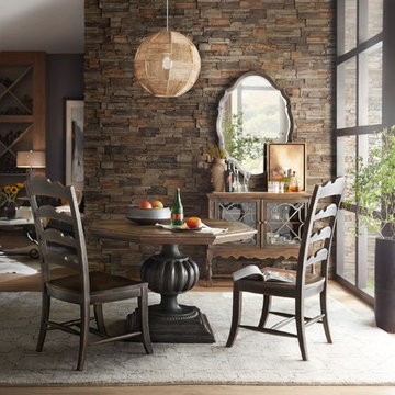 Hooker Furniture Hill Country Dining Room Blanco 46in Foyer / Dining Table
