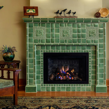 Arts and Crafts Fireplace
