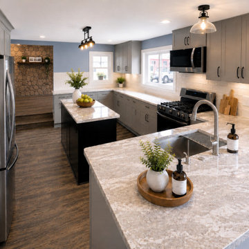 Grass Lake- Century Old Farmhouse-Kitchen & Dining Room Reimagined