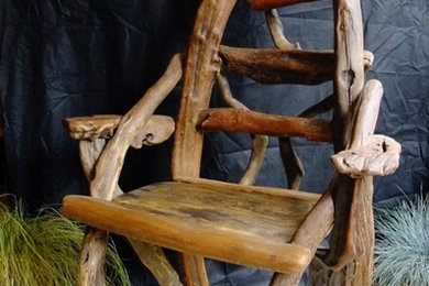 Gothic driftwood chair