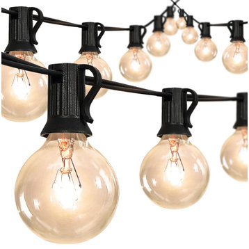 Indoor/Outdoor Contemporary Rustic Incandescent G40 Bulb String Lights
