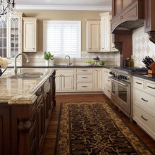 Reminds me of our own kitchen  in similar ideas ( not on same scale !)