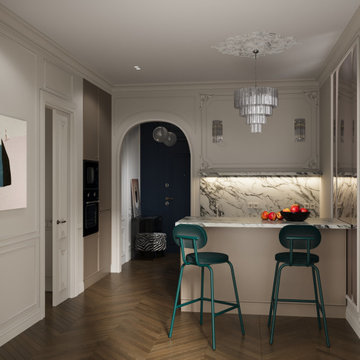 Interior visualization of residential and public spaces