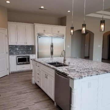 Whisper White Granite Kitchen