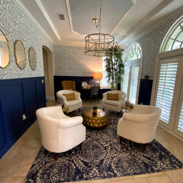 Dining Room Transitions to Sitting Room