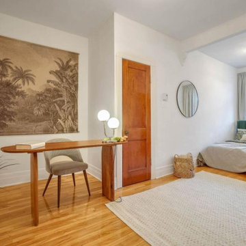 Guest room and office space