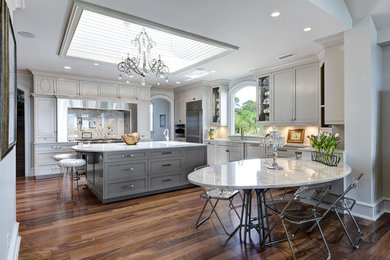 Photo of a transitional kitchen in Charleston.