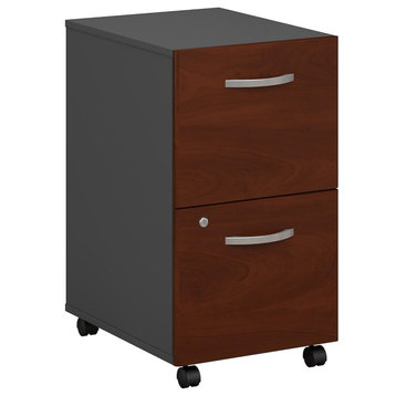 Filing Cabinet, Mobile Design With Caster Wheels, Hansen Cherry