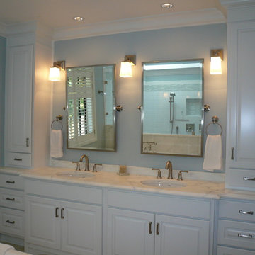 Traditional Marble Master Bathroom