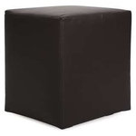 Amanda Erin - Avanti Universal Cube Ottoman, Black - Avanti Cubes are the perfect blend of downtown style and uptown sophistication. This luxurious faux leather fabric will entice your fashion senses with its supple leather look and feel. The simple design of the Avanti Cubes makes them great to use as side tables, ottomans, alternate seating and more.