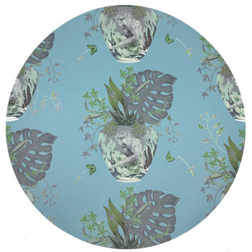 Monkey Small Jungle Bedford 1 6Round Pebble Placemats, Set of 4