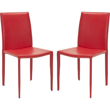 Karna Kd Side Chair (Set of 2) - Red